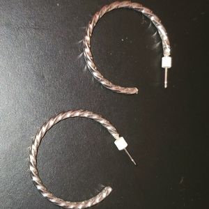 Silver Hoop Earrings